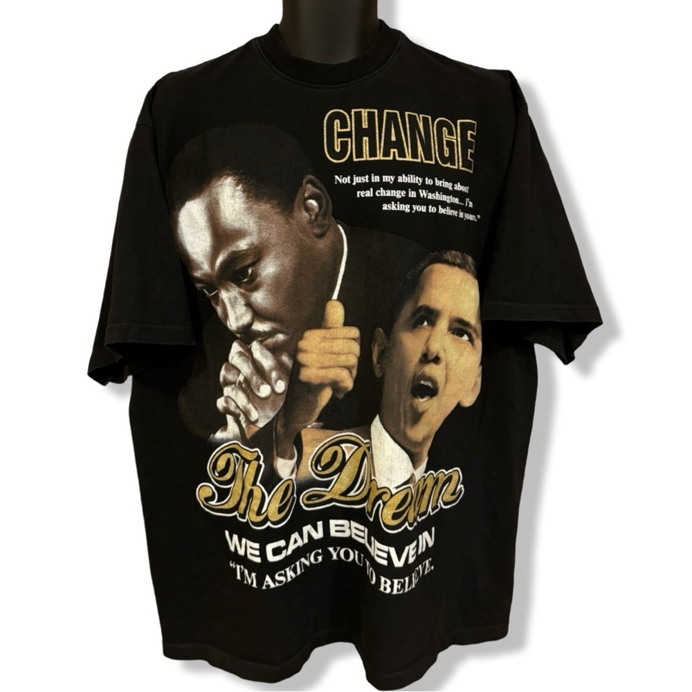 Vintage 00s MLK x Obama T-Shirt